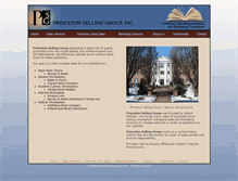 Tablet Screenshot of princetonsellinggroup.com